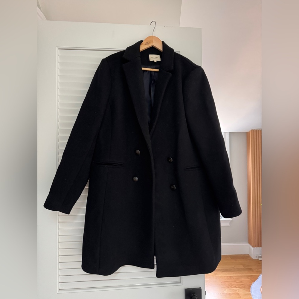 Sezane Johnson Wool Coat Size 12